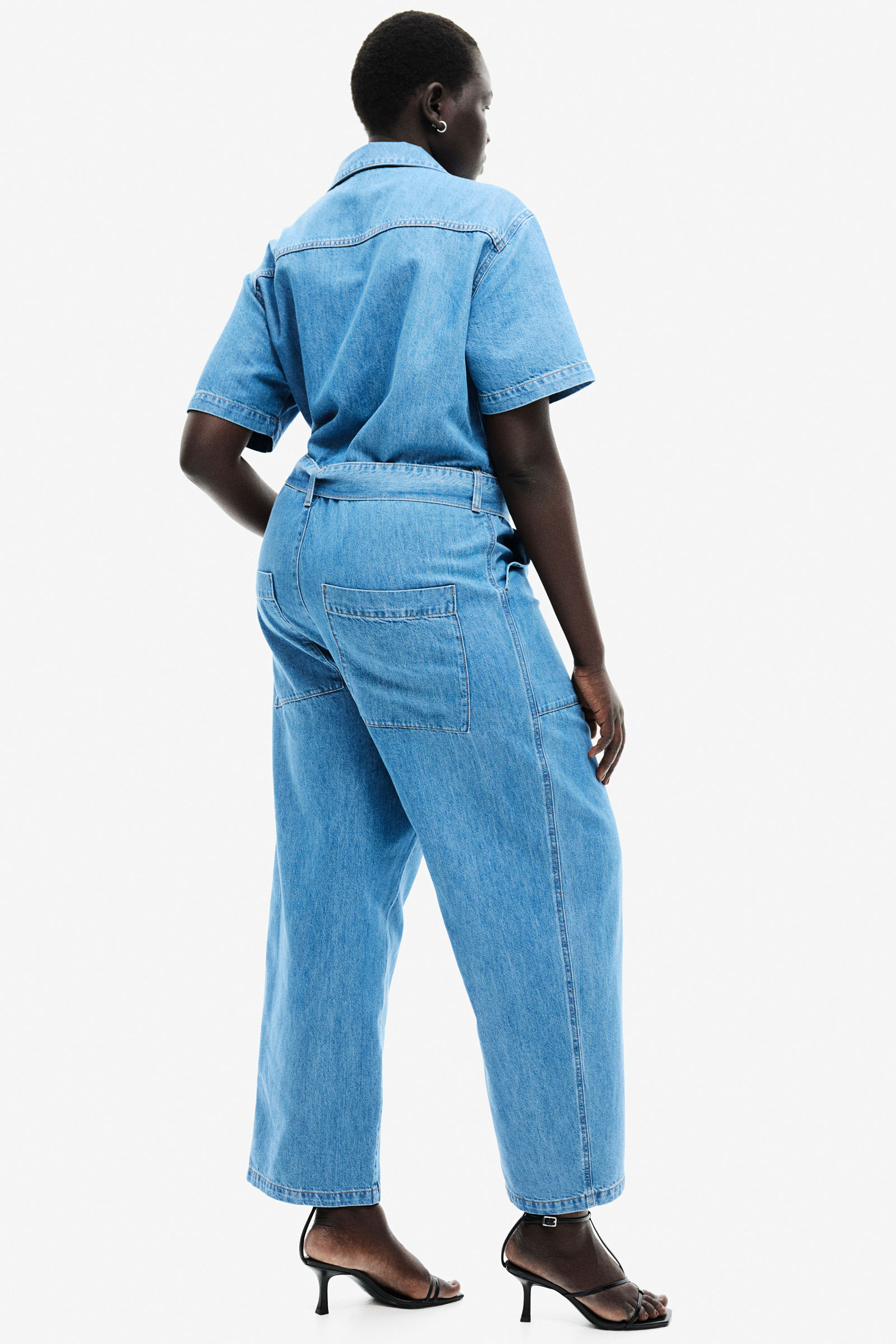 Macacão funcional em denim | H&M Brasil