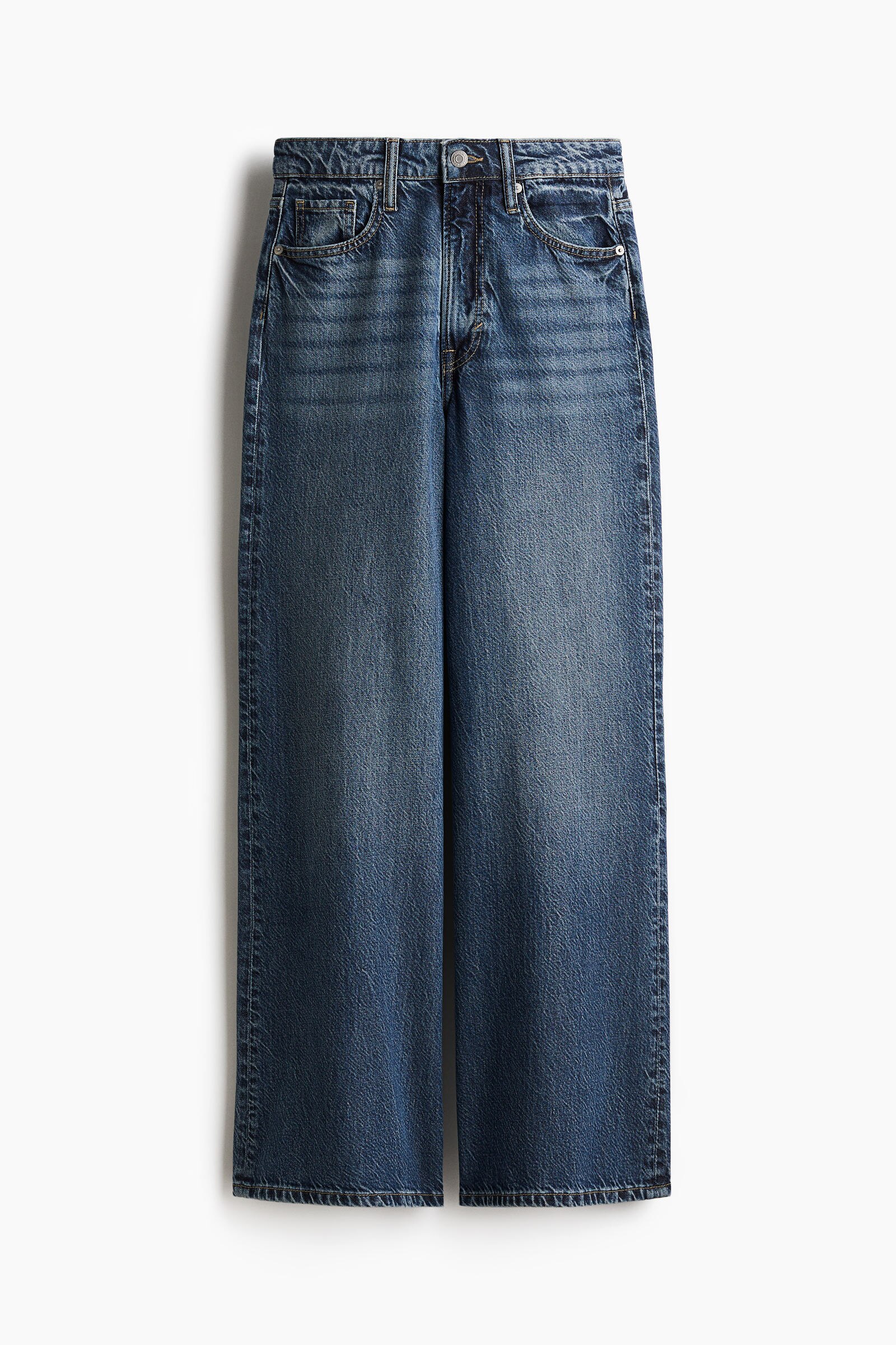 Petite length feather soft wide ultra high jeans | H&M Brasil