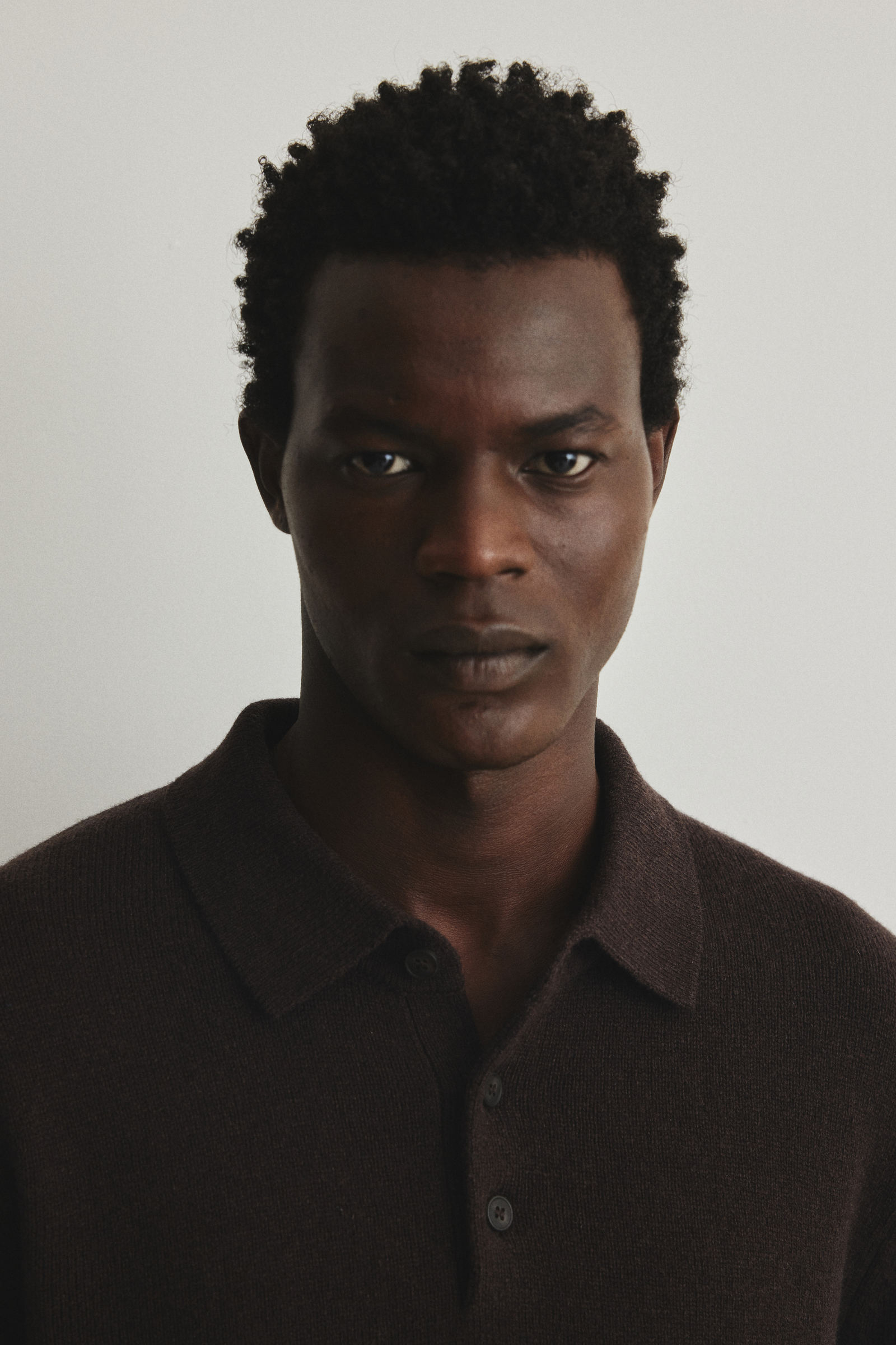 Camisa polo em lã regular fit | H&M Brasil